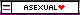 asexual pride web badge (flag outline)