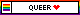 queer pride web badge (flag outline)