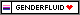 genderfluid pride web badge (grey outline)