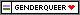 genderqueer pride web badge (grey outline)