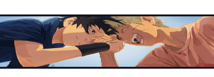 SNS art done by tam e lee. It's an image of younger Sasuke and Naruto holding hands.