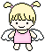 a pixel art angel