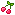 a tiny pixel art pair of cherries