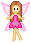 a pixel art faerie