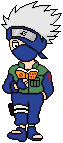 pixel art of kakashi hatake