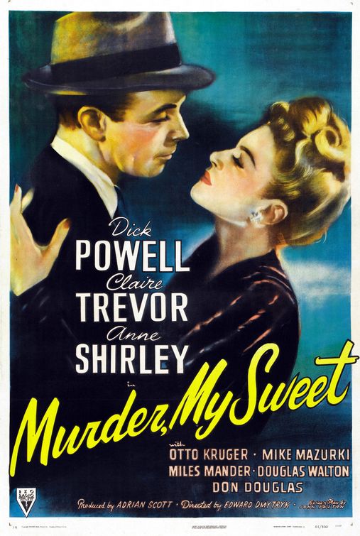 Theatrical poster for Murder, My Sweet.