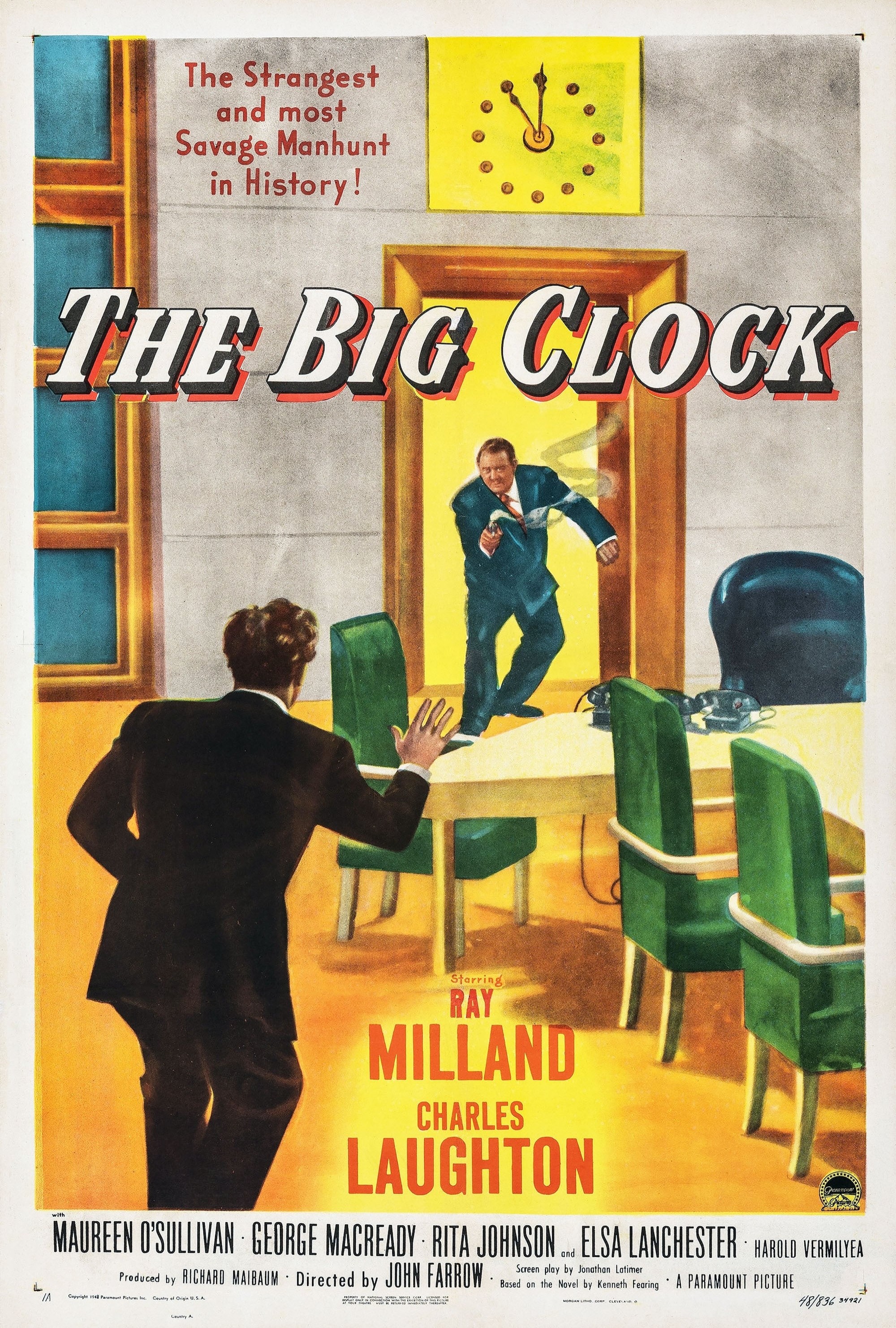 Movie poster for The Big Clock