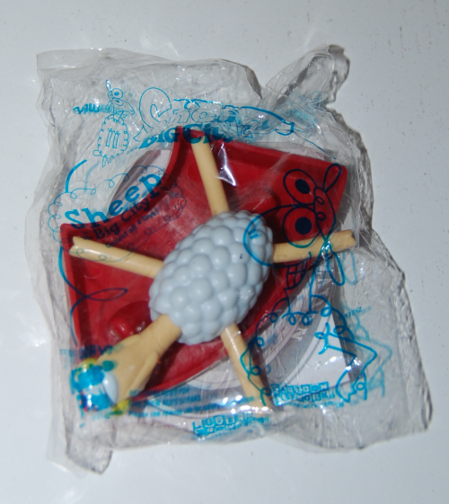 A picture of the self-titled toy, in its original packaging.