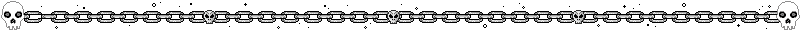  skull and chain divider