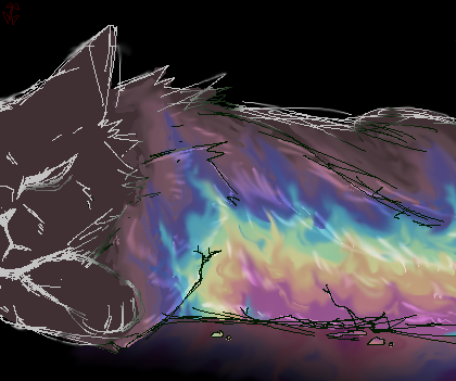 gristober/cringetober day 2 - crumble/weird colors