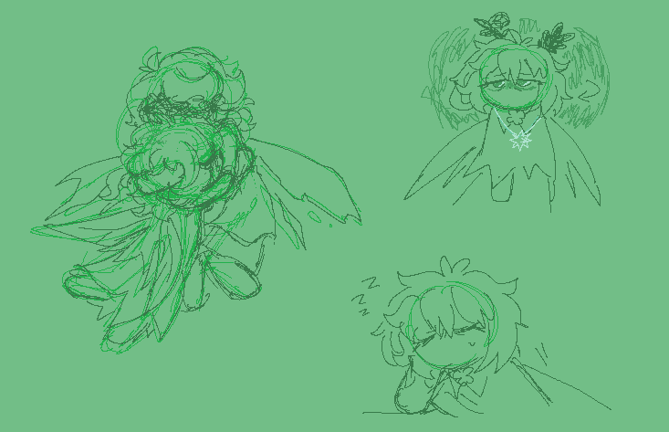 misc greenbell doodles