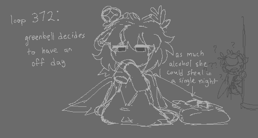 she should get the fucked up timeloop treatment. her timeloop should have gone on for longer. make her feel nothing but dispair.