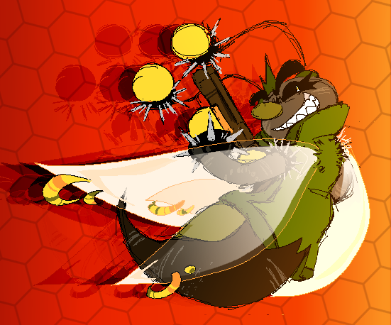 image that i drew as soon as i found out buzzbeamer had her theme drop. my GOAT.