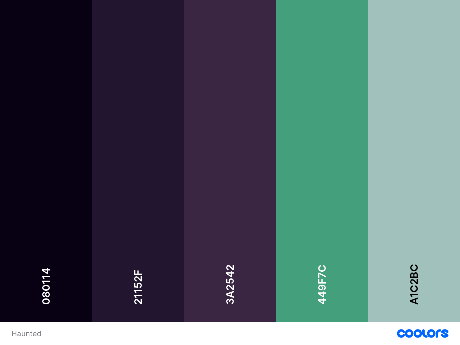 Palette-007: Haunted | astrumnyx