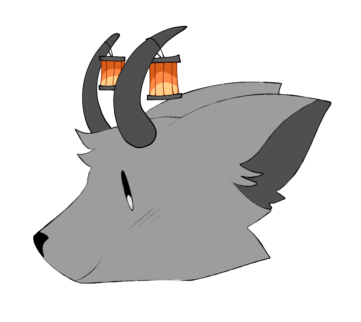 Horn-Hanging Lantern