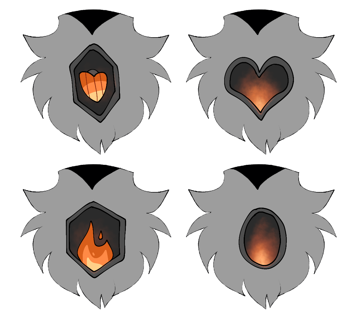 Standard Lantern Heart