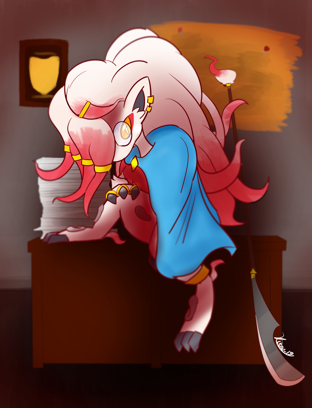 Zoroark Igetia | Art by @kitsu_19