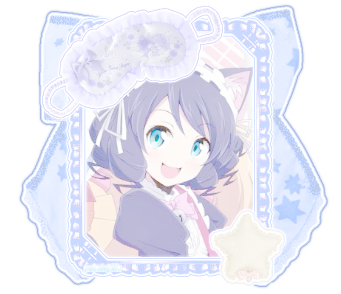 𝄞　𓈒　　  ͜  ◞　　cyan