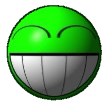 green smiley face