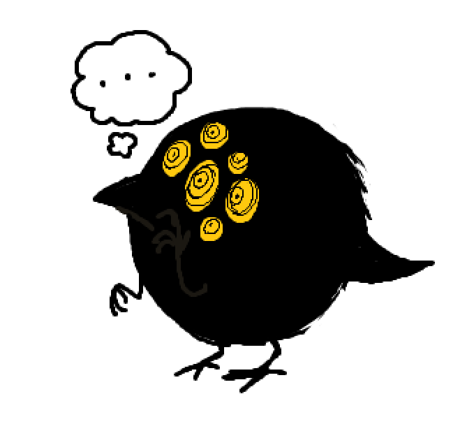 thinking big bird