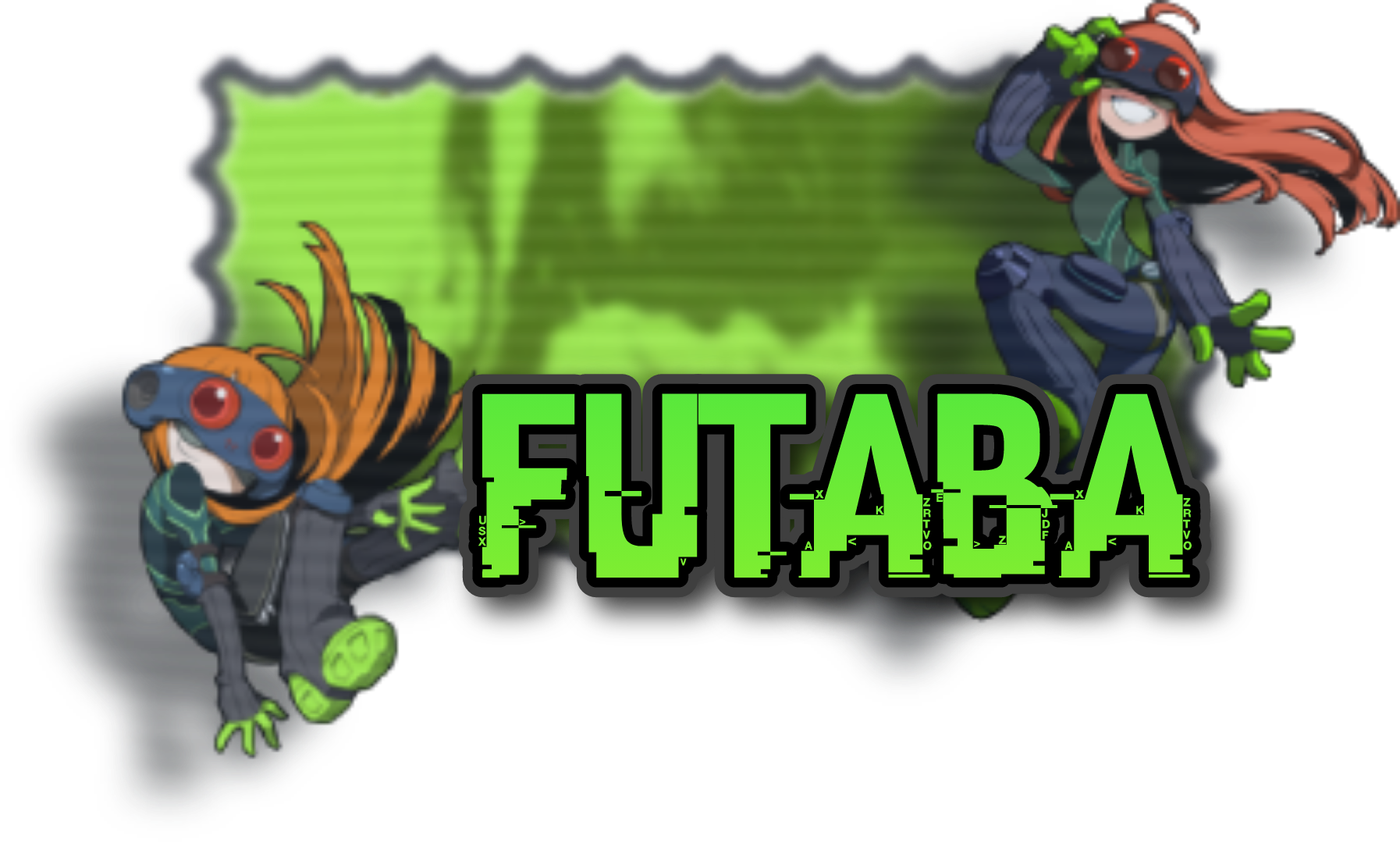 Alt text: Futaba. End alt text. Graphic created by sergeants. on Discord.