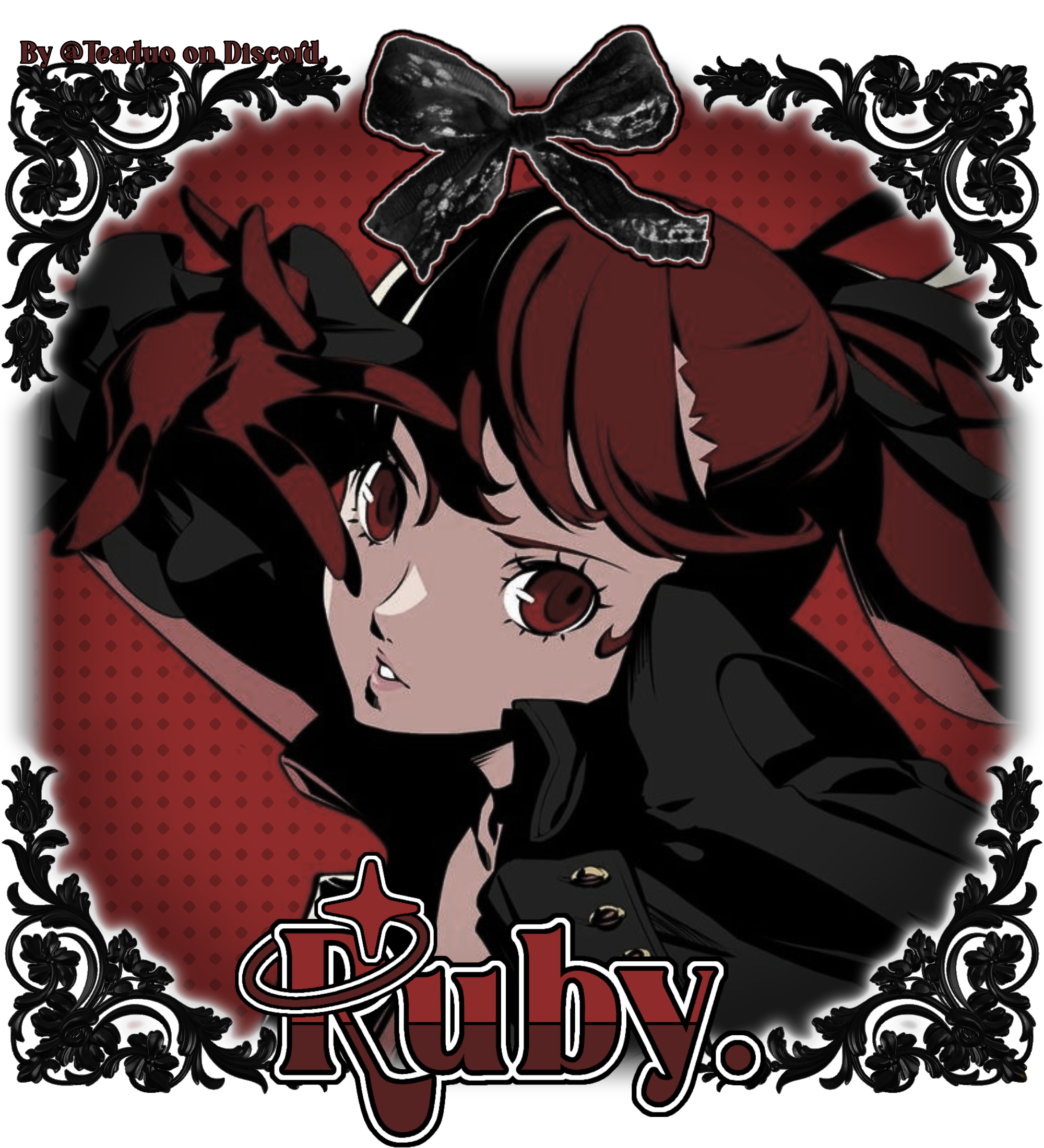 Alt text: Ruby. End alt text. Graphic was created by teaduo on Discord.