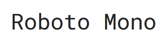 Roboto Mono