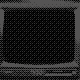 image of a crt tv's front screen.