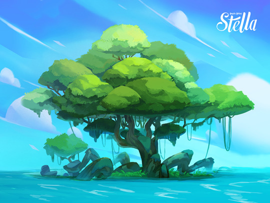 The Mangrove tree that Stella's flock resides in.