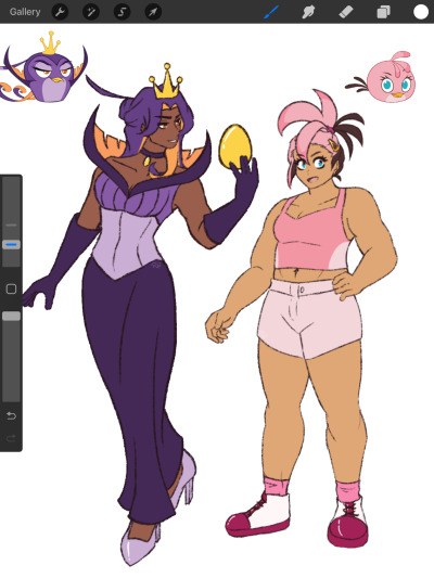 Human designs of Gale and Stella.