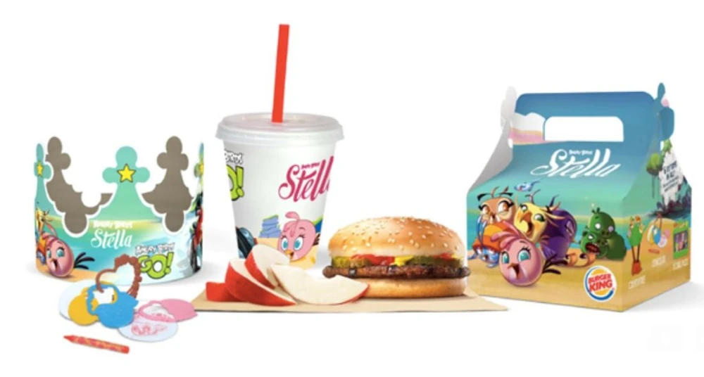 Angry Birds Stella Burger King