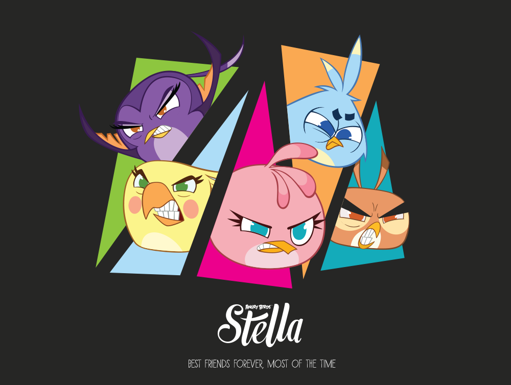 A simple poster starring the Stella flock, including ex-member Gale.