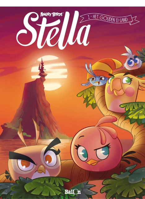 The Dutch cover of Angry Birds Stella Issue 1