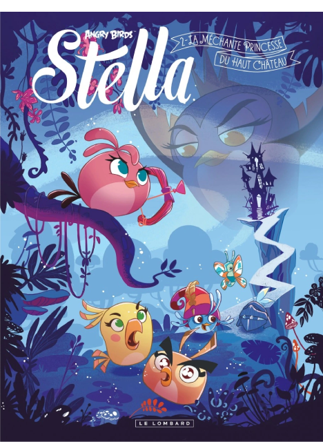 The French cover of Angry Birds Stella Issue 2