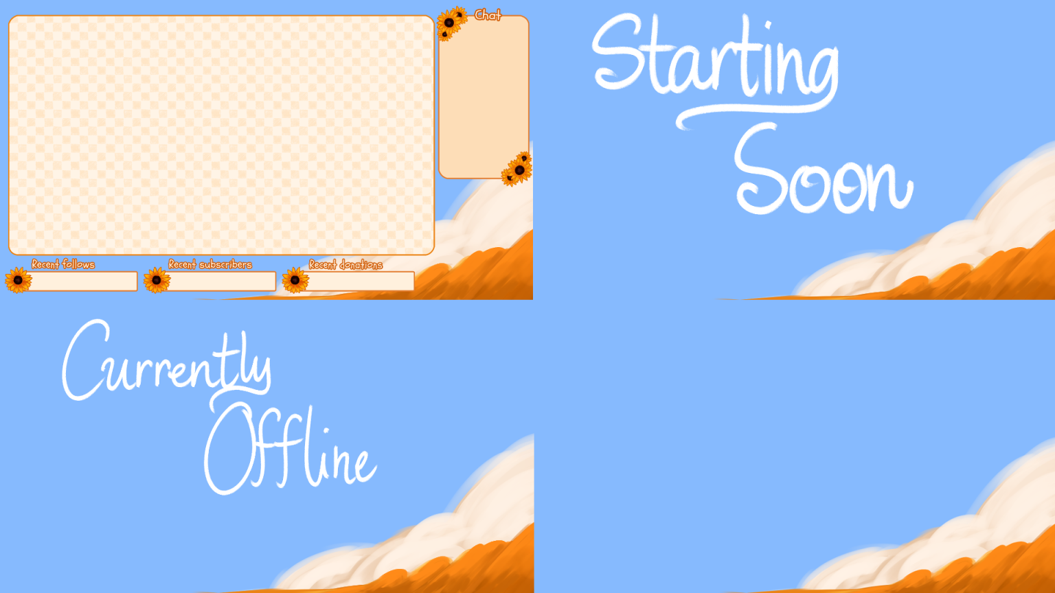 Preview of -Stream Overlay- Cozy Mountain View by LunnyMoonMoon