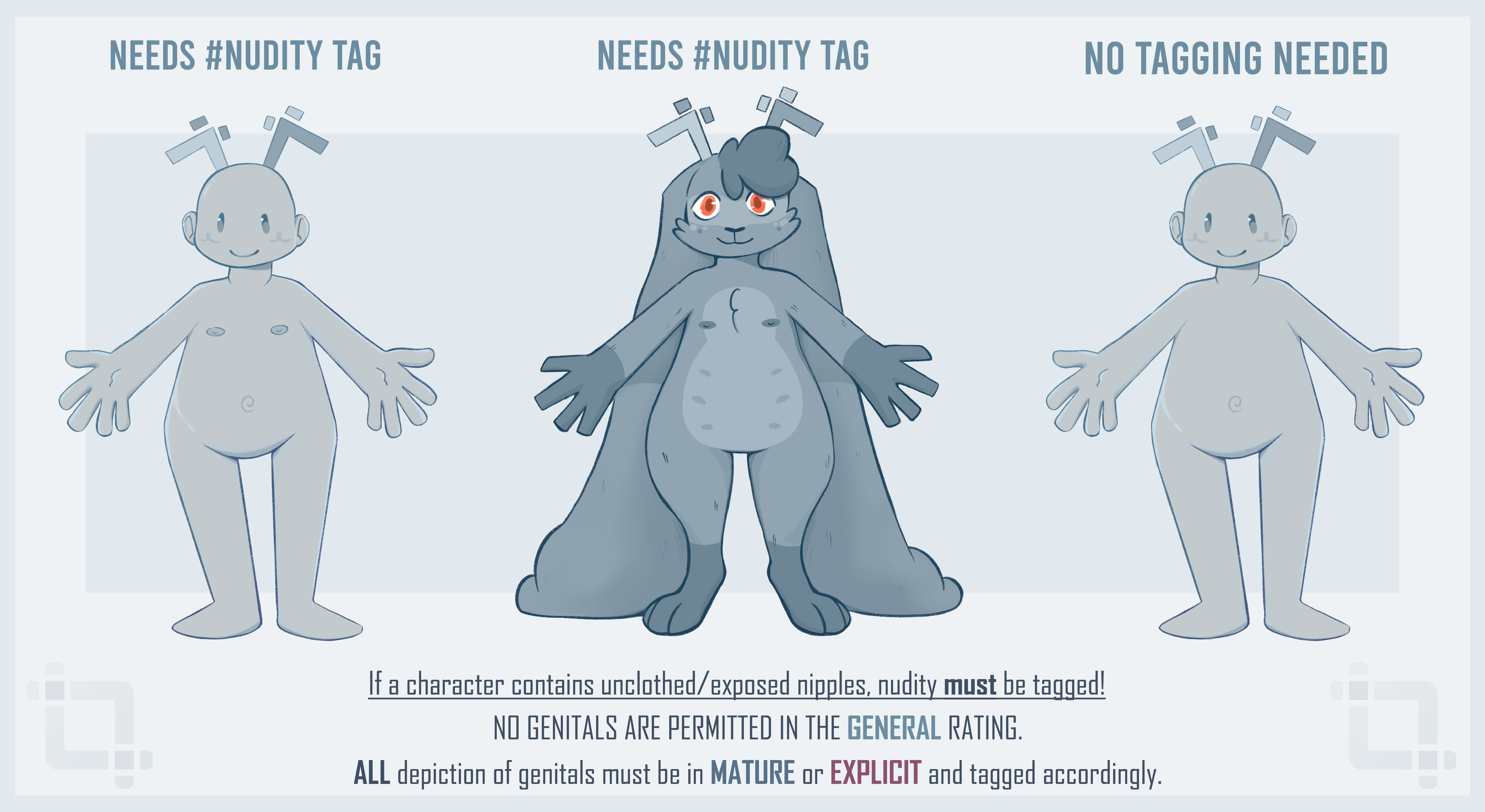 3 Figure Full Nudity Guide by Exli