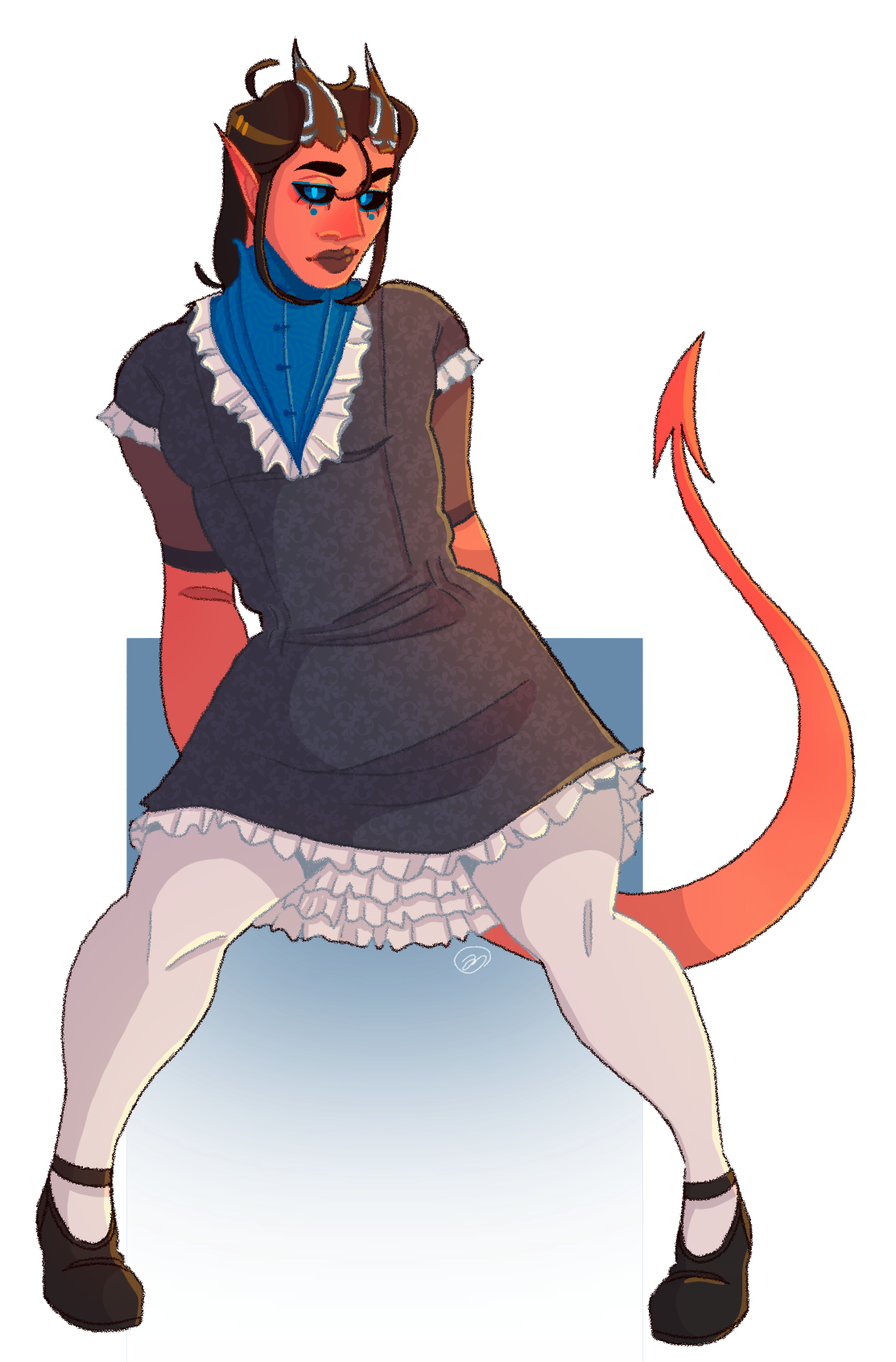 Image of a tiefling.