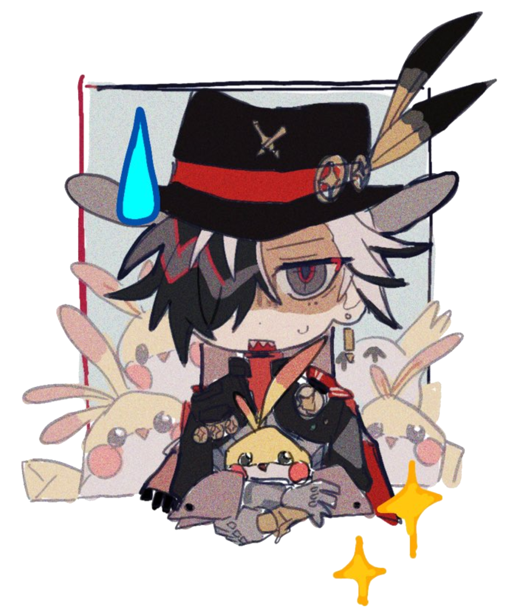art by argentiratio on twt