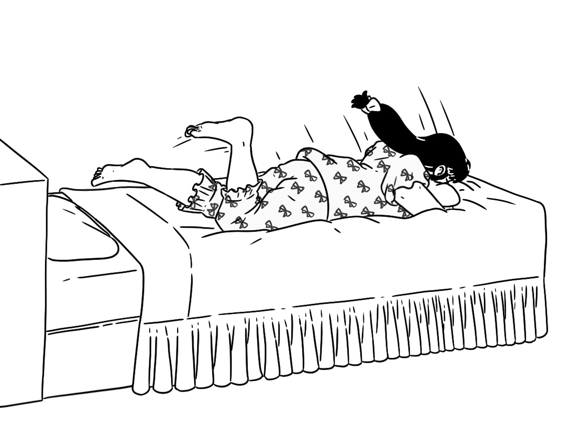 Akane screaming into her pillow. If image is missing, try https://www.tumblr.com/inanewmoon/798975492702289920/new-fanfic-nerima-mew-mew-kiss-kiss-ranma-%C2%BD?source=share