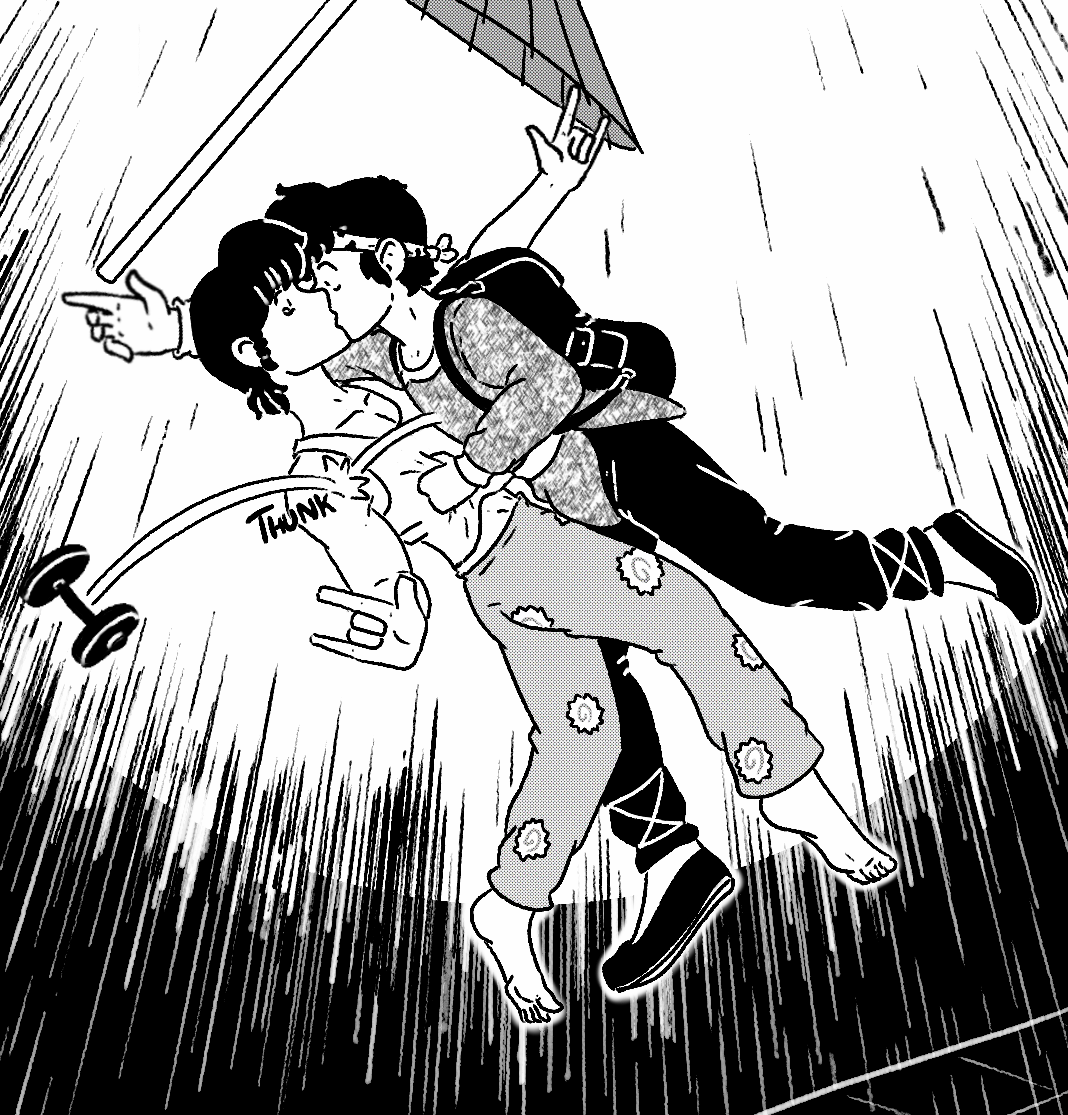 Fumbling Falling RanRyo Kiss. If the image is missing, try https://www. /inanewmoon/775486008818073600/rivals-kiss-new-art-and-new-chapter