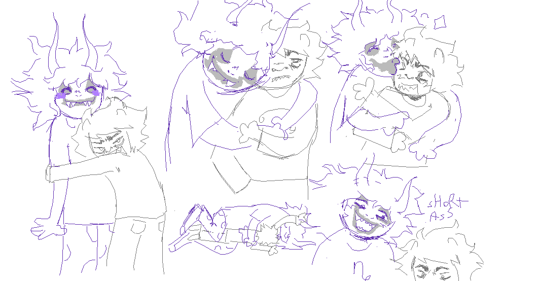 canvas full of gamkat doodles