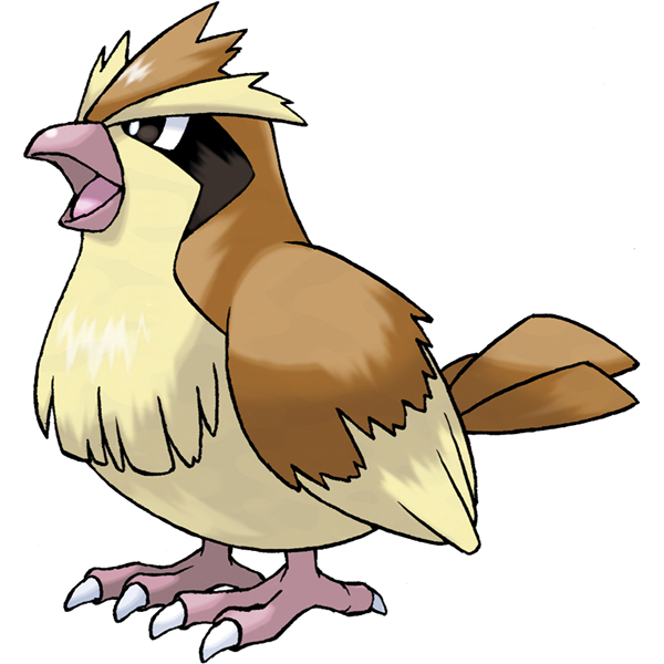 The sparrow Pokemon is NOT the Pokemon called Spearow