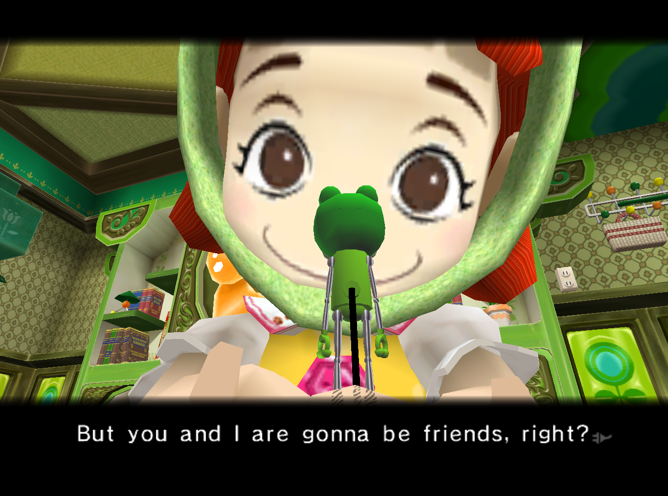 I know it's to let you freely roam and all but you get shockingly little interaction with her, so