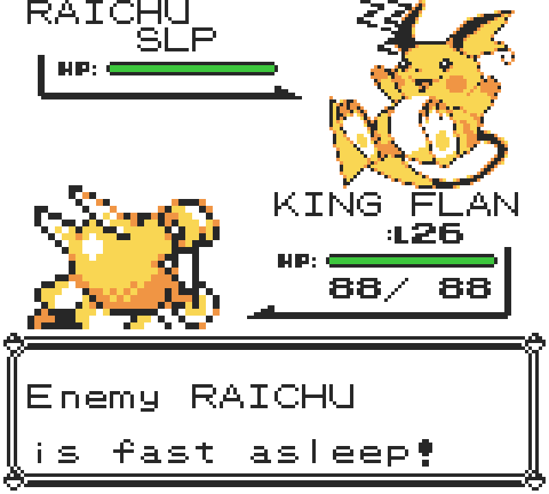 He's buying Flantasy Flan in his dreams