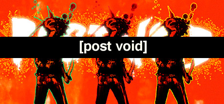 a red background with a black censor like bar that says [post void]