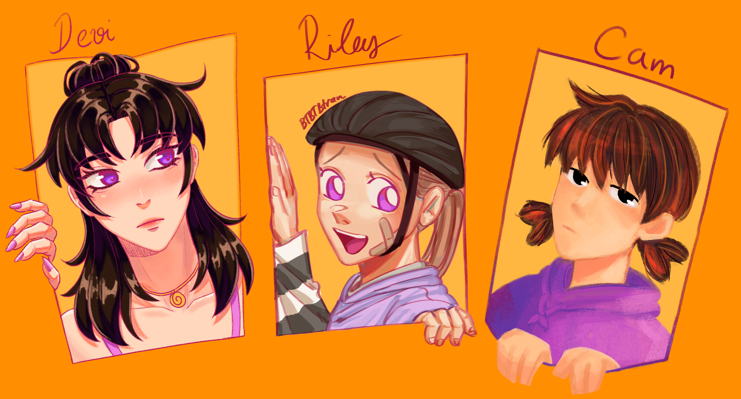 <a href="https://artfight.net/attack/12050252.mix-match">wanted to imitate my friends' artstyle!</a><br>This took so long for no reason LOL (5 hrs 💔). Salty Ramen w Devi and Peanutty w Cam