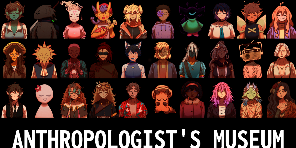 <a href="https://artfight.net/attack/11972317.anthropologists-museum">2nd mass attack of the year!</a> I'm rather proud of this one.<br> However I procrastinated a lot, but motivated myself by thinking about how cool the end product will be.<br> Aside from comments on the attack, I also received super cool heartfelt DMs sent to me! <br>Got to say it was super worth it.