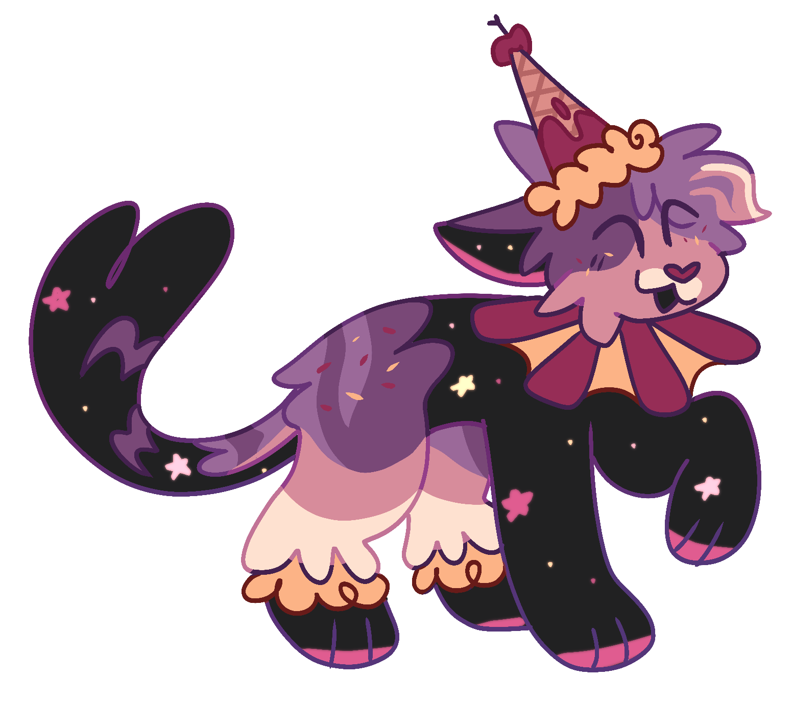 ice cream clown