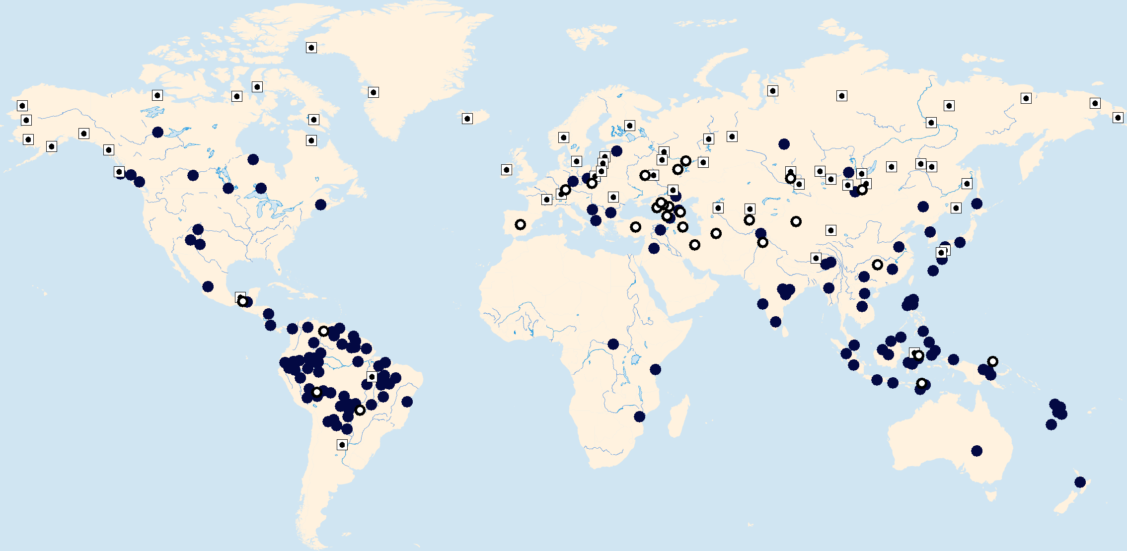 Distribution of the 'Bird Maiden' Myth