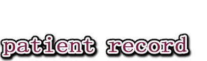 patient record